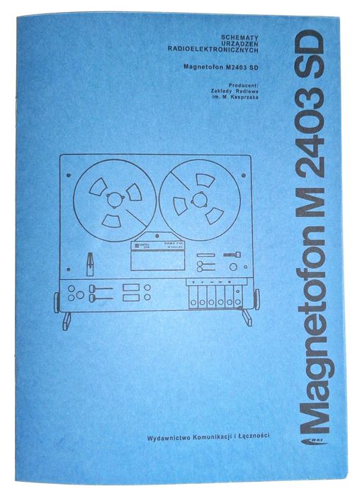 Instrukcja magnetofonu M 2403 SD DAMA PIK UNITRA