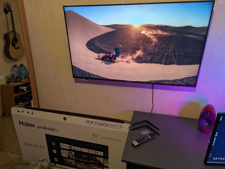 Телевізор 50" Haier LE50K6700UG 4K  HDR10 Android TV
