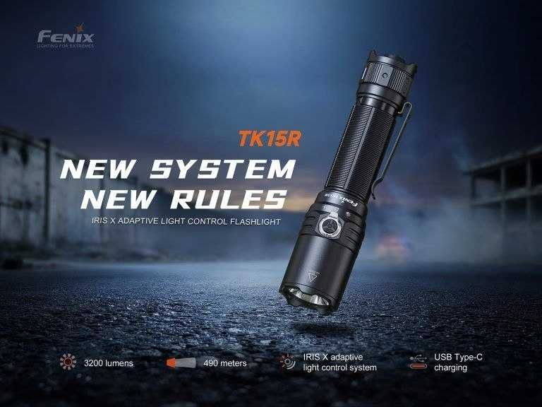 Новинка Топовий тактичний ліхтар Fenix TK15R Оригінал Найнижча ціна