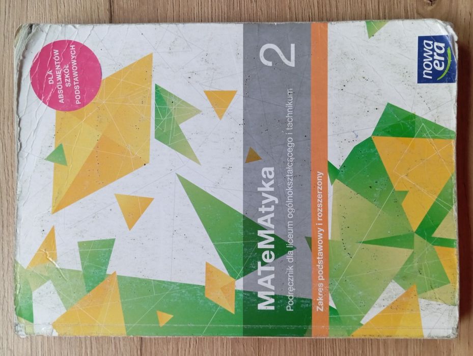 Podręcznik do matematyki do klas 2 szkół ponadpodstawowych.
