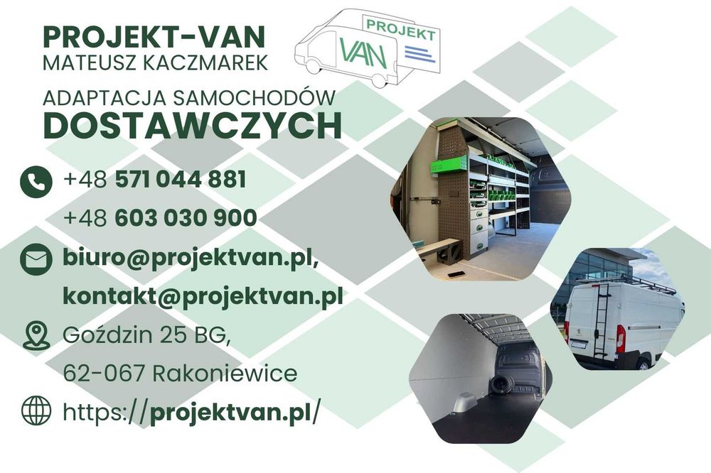 Zabudowa Busa Fiat Scudo Peugeot Expert Citroen Jumpy Opel Vivaro Toyota ProAce L2 (2016–) | Podłoga 9mm Brąz | Dostawa Gratis