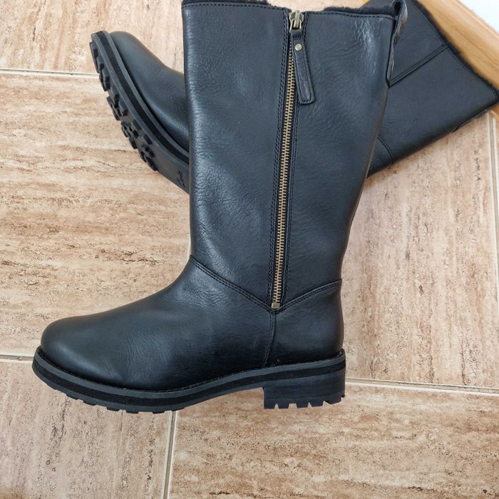 Шкіряні черевики Clarks cabin