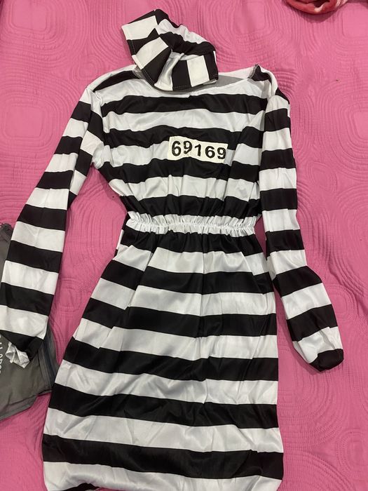 Fato carnaval prisioneira