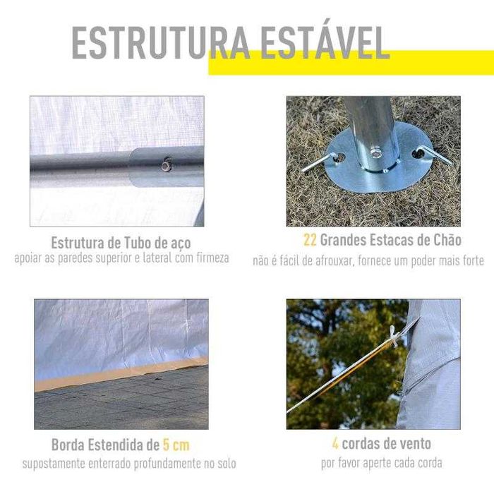 Tenda Moon 400x400x280cm