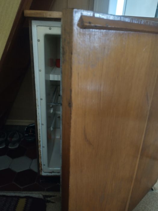 Холодильник у дерев'яному корпусі Снайґе 1m. Snaige 1m