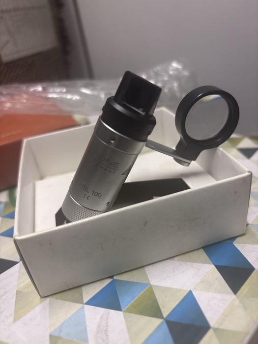 Lampada de fenda portatil heine  HSL100 p/ punhos Heine 3,5V