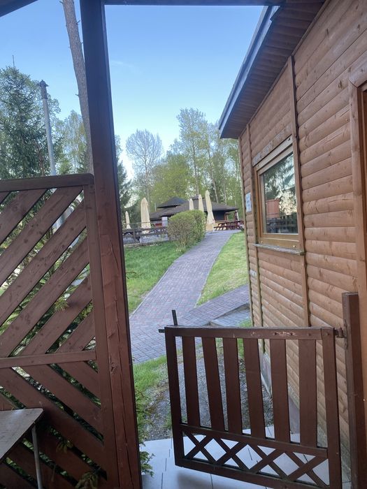Domek letniskowy nad jeziorem Gołdap leśny zakątek