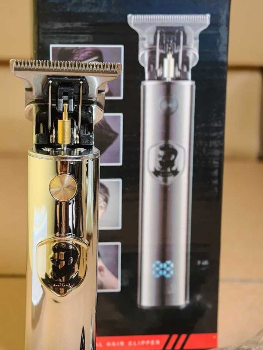 Máquina de Contornos e Aparador de Precisão cabelo e barba Prateada NOVA
