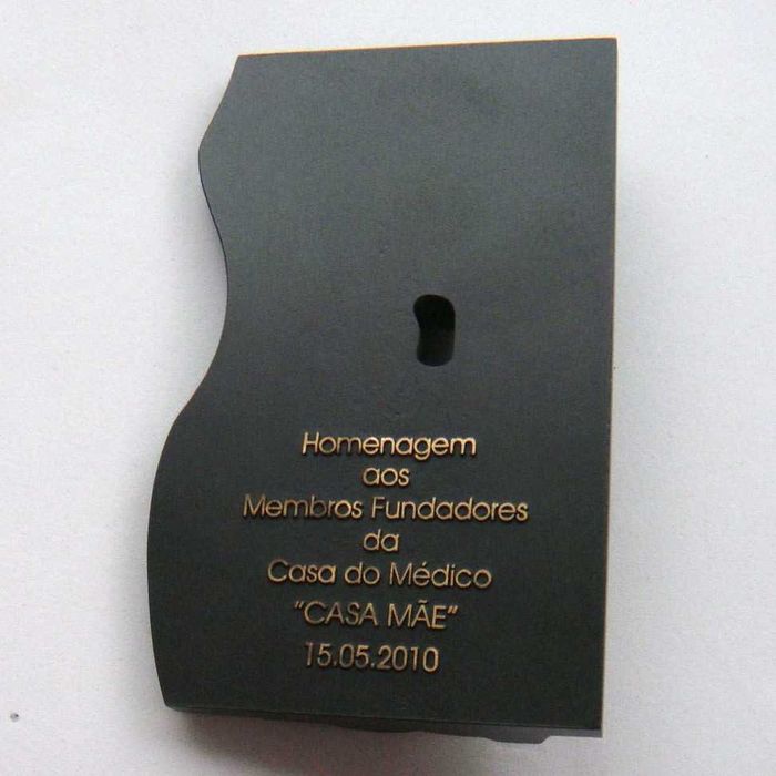 Medalha Escultura de Bronze Mulher Ordem Médicos por Domingos Oliveira