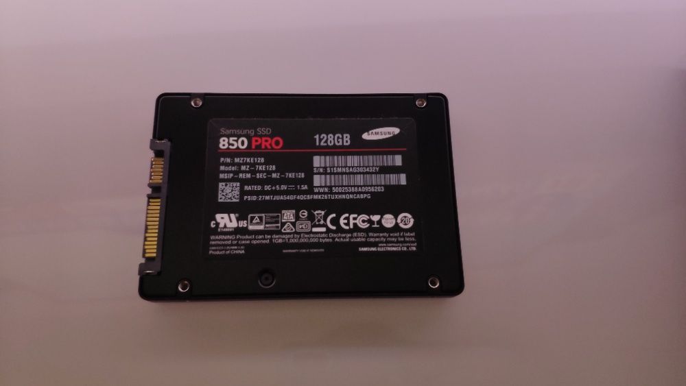 Portes GRATIS - Samsung 850 PRO SSD 2.5" 128GB