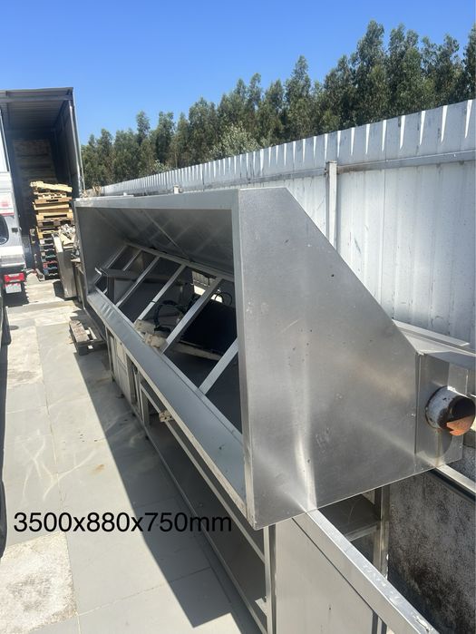 Hotte campanula inox usada