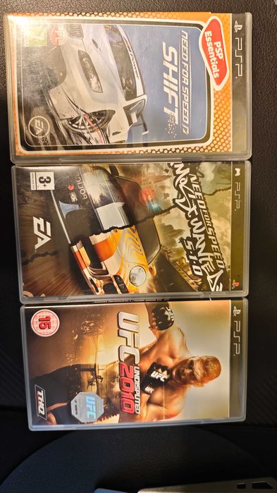 Gry PSP , NFS Shift, UFC Undisputed 2010