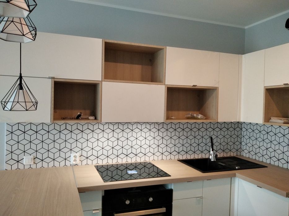 fronty do kuchni - wymiana frontów - fronty lakierowane akrylowe -