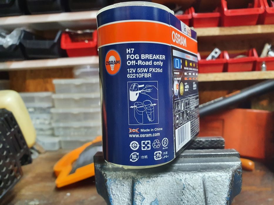 Żarówki h7 osram barwa żółta