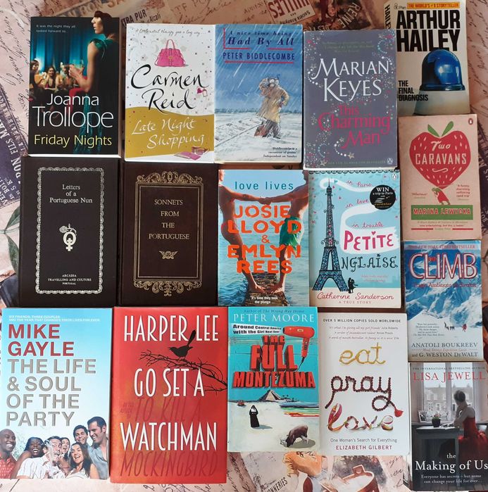 ENGLISH BOOKS -Ken Follett,Nicholas Sparks,J.Grisham,Tracy Chevalier