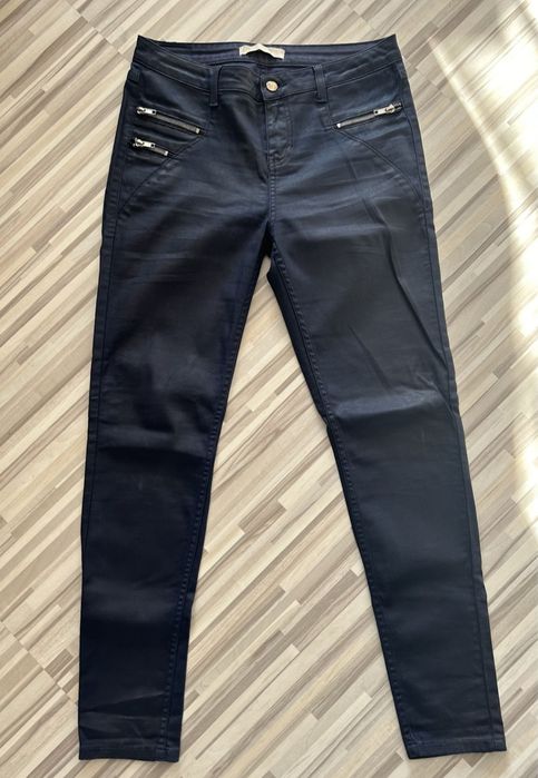 Spodnie damskie Zara 38 granatowe
