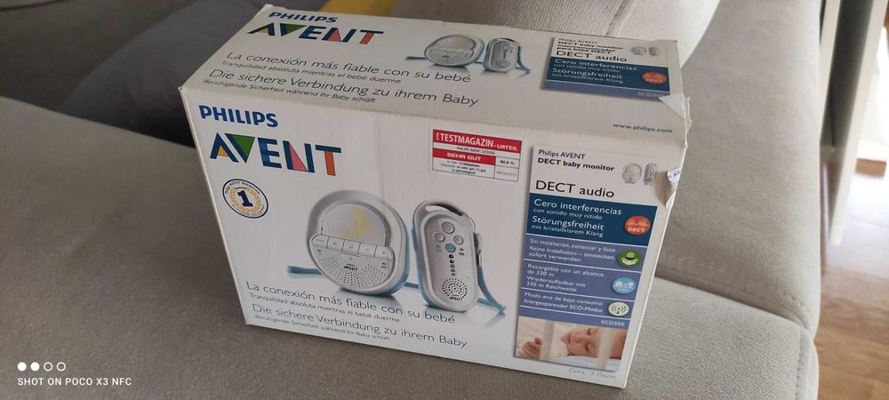 Intercomunicador Philips Avent DECT SCD505 – Baby Monitor