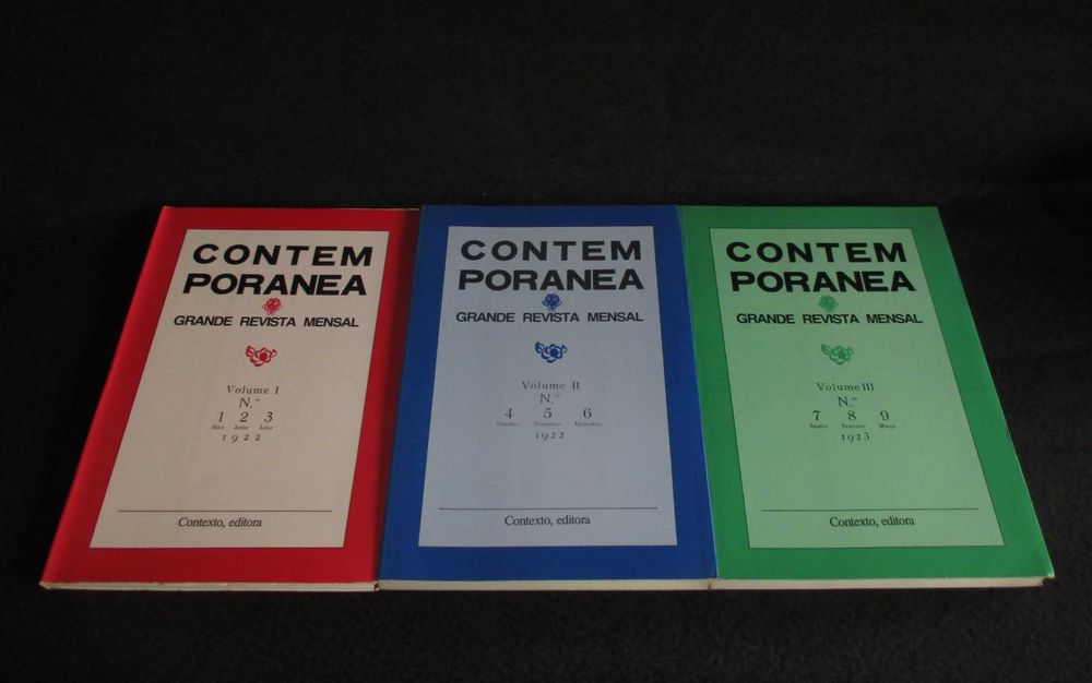 Livros Contemporânea Grande Revista Mensal Contexto 3 Volumes