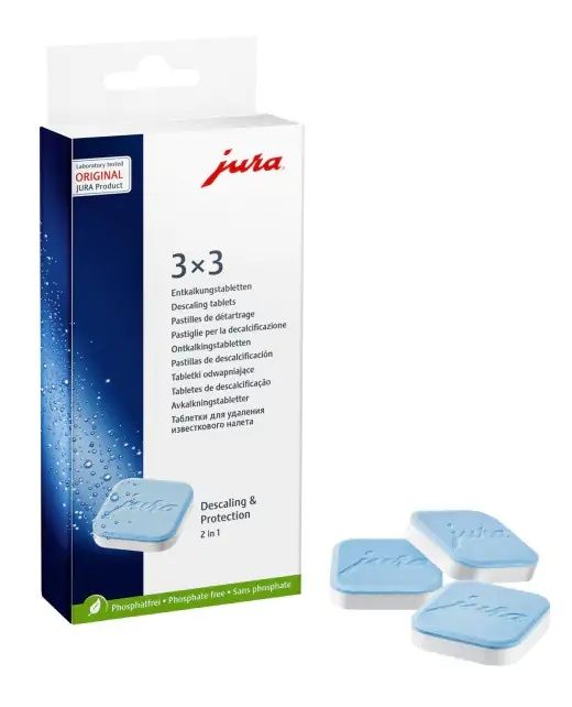 Таблетки Jura для удаления накипи 9шт  (Средство от накипи Jura)