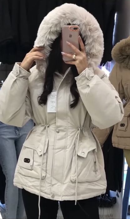 Парка  з кролечьим воротником