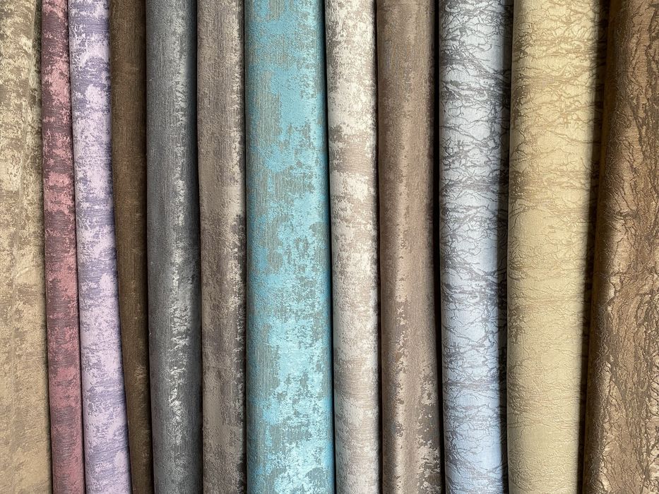 Штори льон, блекаут, нубук, мрамор, мішковина, рогожка