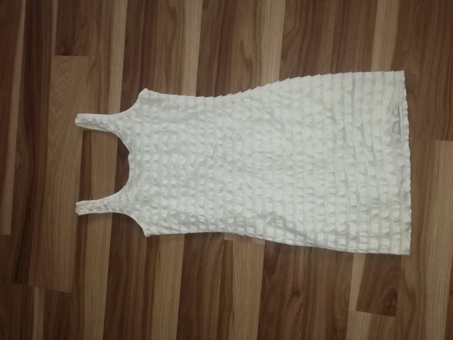 Sukienka tunika h&m xs na s kremowa, bez wad