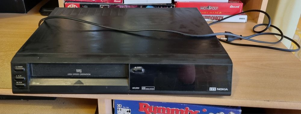 Videogravador VHS Nokia para peças ou reparaçao