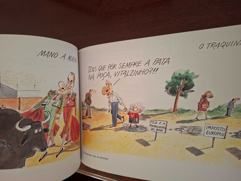 Porreiro, Pá! De Augusto Cid-Caricaturas dos 4 anos de Sócrates