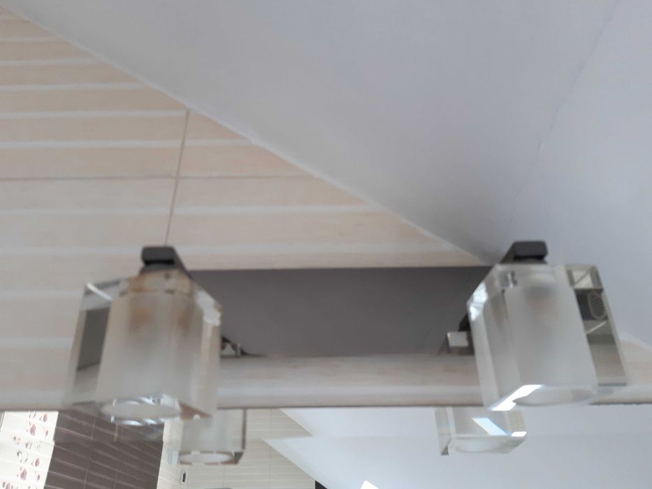 Lampa sufitowa i kinkiet komplet