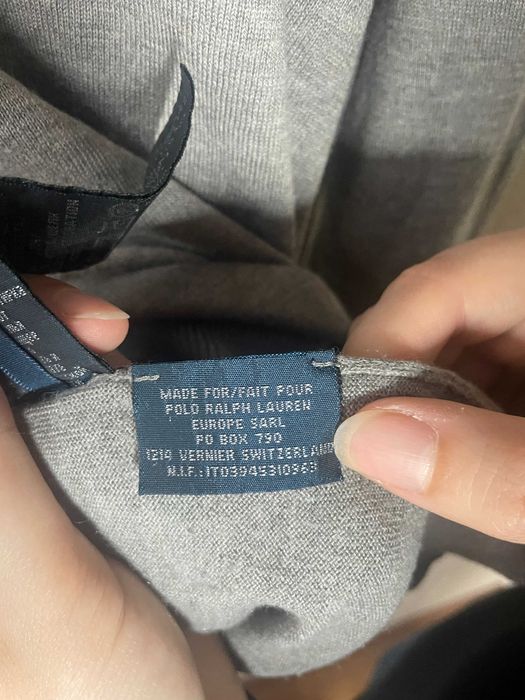 Sweter bawełniany z kaszmirem i jedwabiem, Polo Ralph Lauren