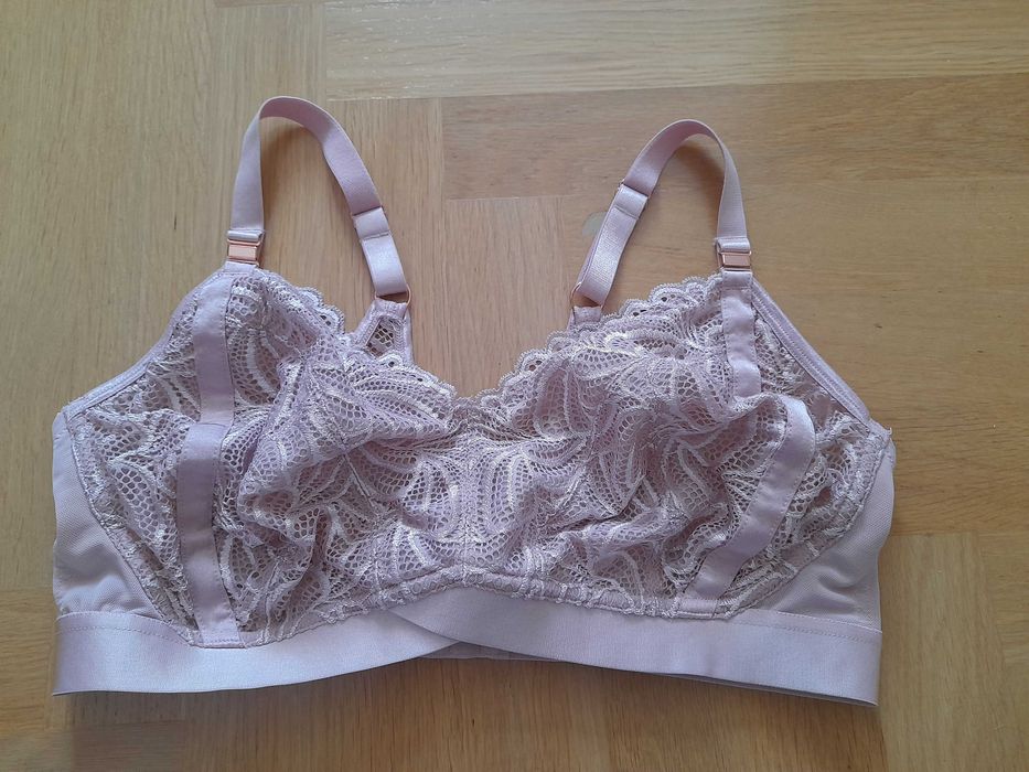 Hotmilk biustonosz Warrior Soft Cup Bra do karmienia pudrowy róż 85D 85E