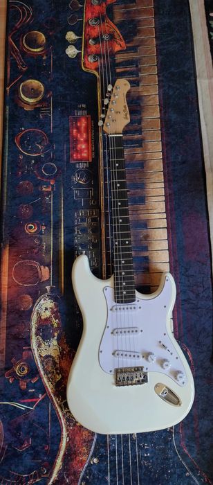 Harley Benton ST-20 WH Standard guitarra electrica sem uso nova