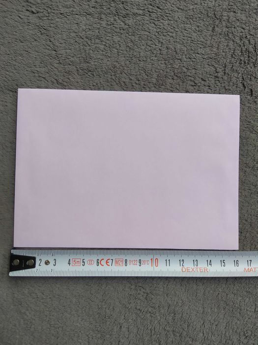 Koperta w kolorze liliowym