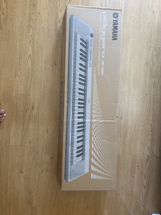órgão yamaha piaggero np-12wh (portatil)