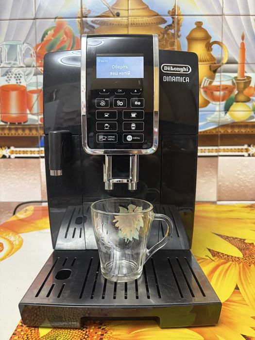 Кофемашина DeLonghi Dinamica ECAM 350.50.B — Идеальное состояние!