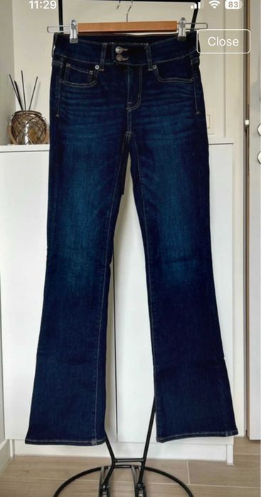 Джинси American Eagle Kick Boot, Mid Rise, Stretch, нові, US 4