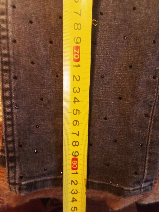 Джинсы широкие на девочку 11-12