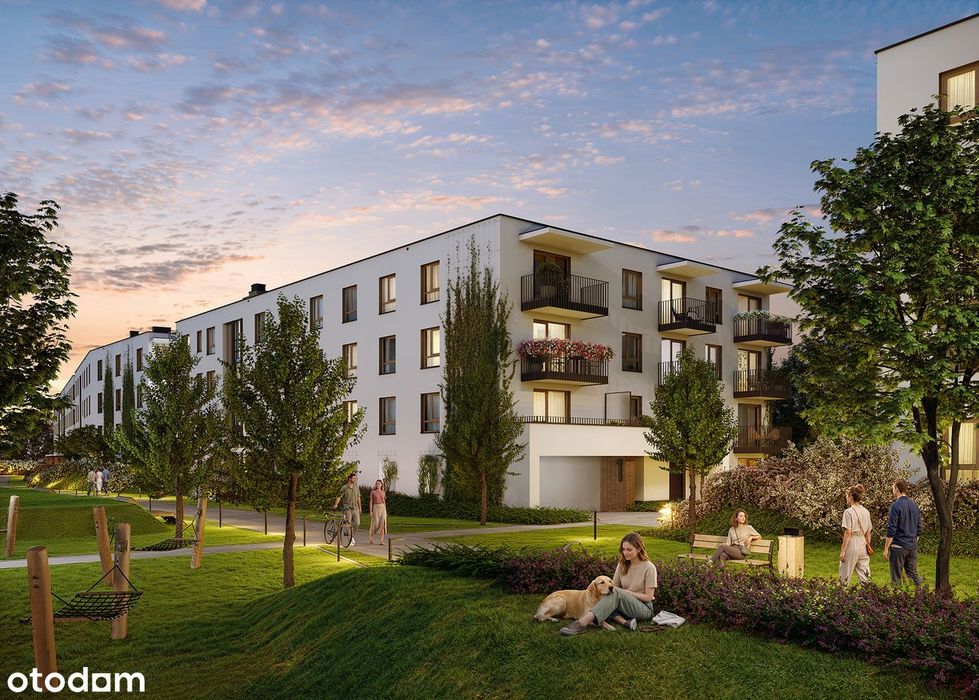 2-pokojowe mieszkanie 41m2 + ogródek