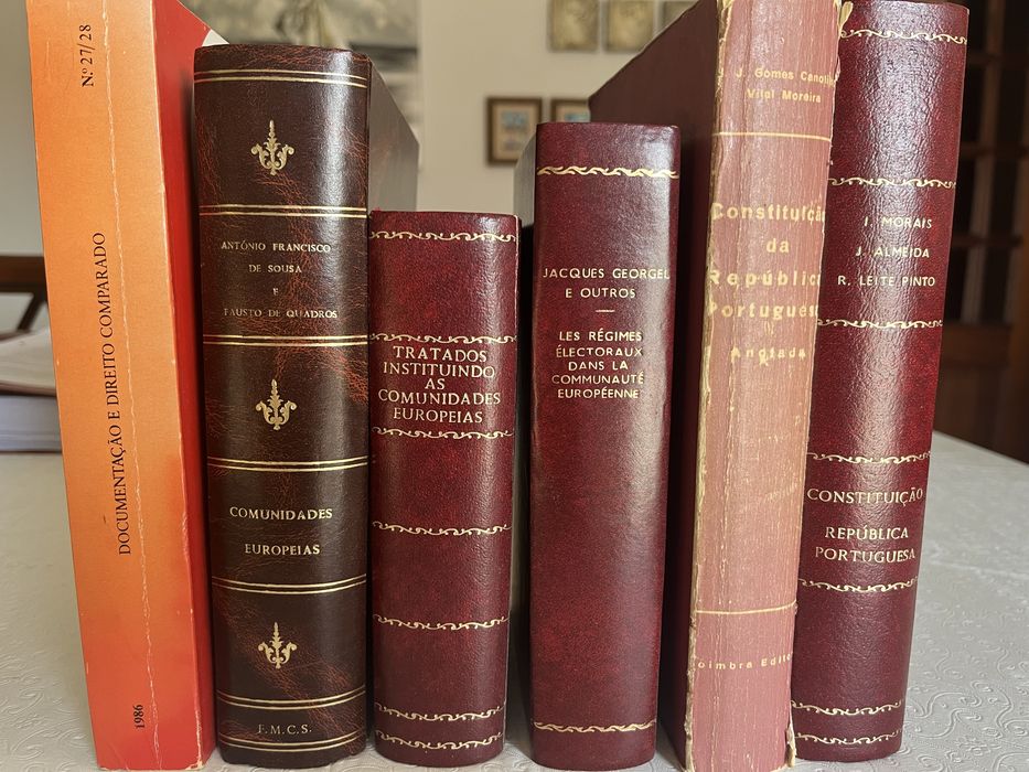 Livros de direito - europeu e constitucional