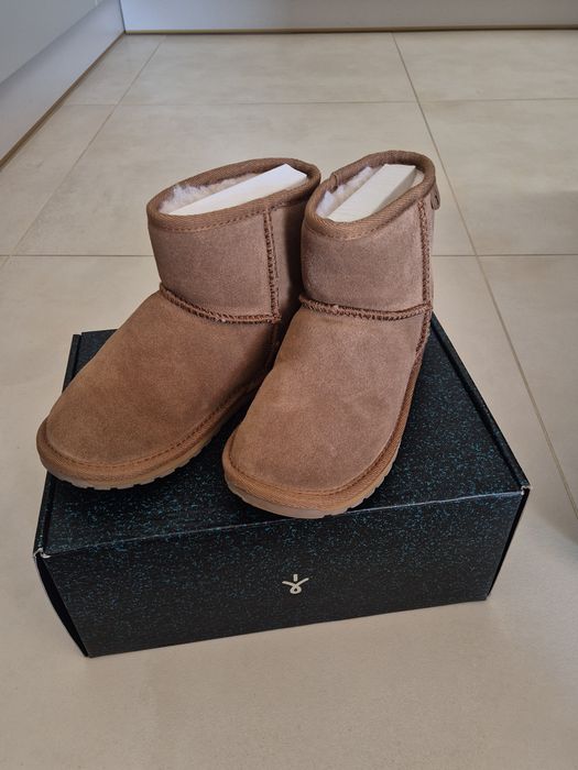 Bity dziecięce śniegowce emu wallaby mini chestnut 29 30