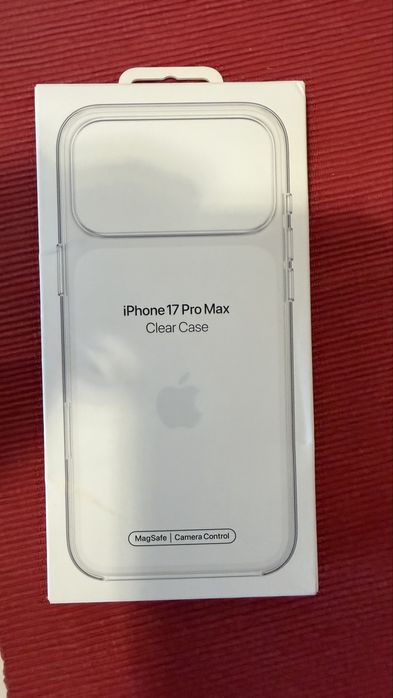Capa iphone 17 pro max Clear case