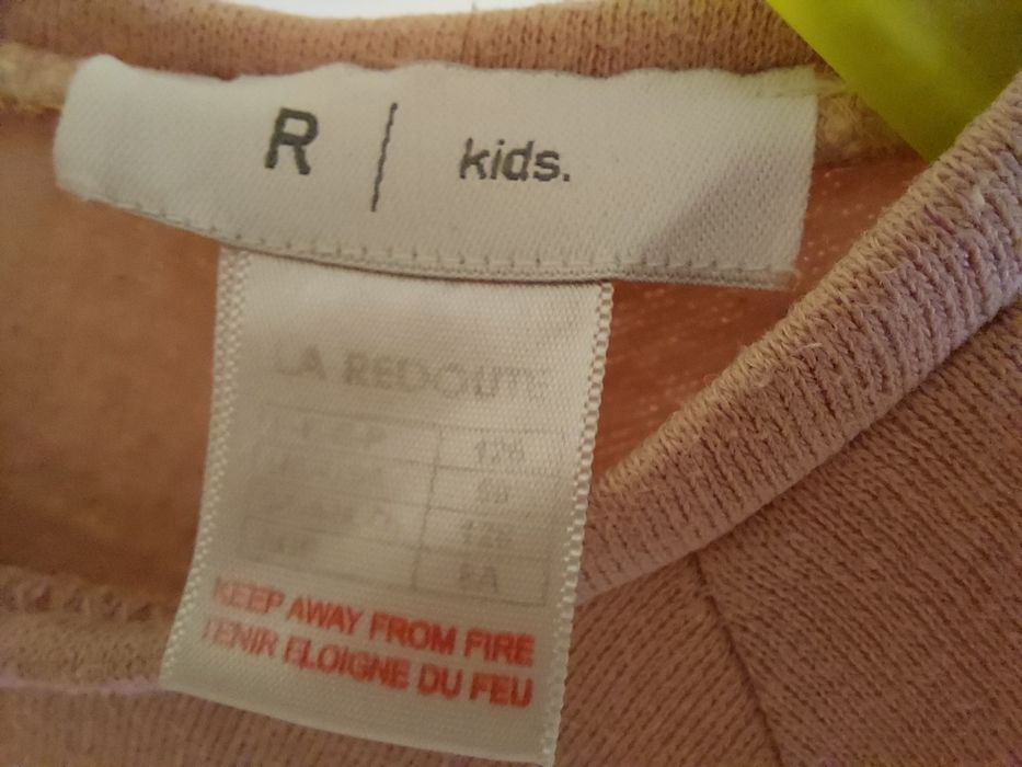 Vestido Rosa Inverno Cardado