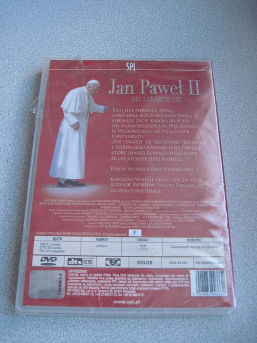 Film Jan Paweł II Nie lękajcie się DVD