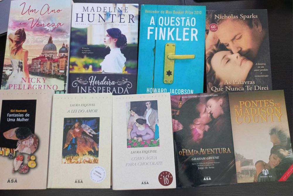 Livros varios - Madeline Hunter, Nicolas Sparks, Laura Esquiável...