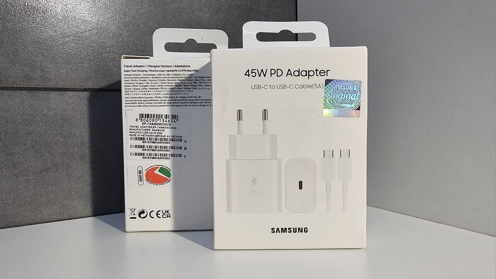 Ładowarka Samsung 45W PD Kabel C Szybkie Ładowanie