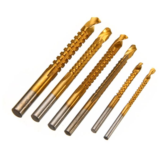 6-Piece HSS 4241 Titanium-Coated Milling Cutter Set64575231882883121
