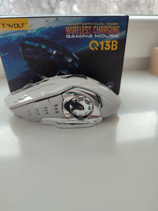 Миша бездротова, безшумна ігрова з підсвічуванням