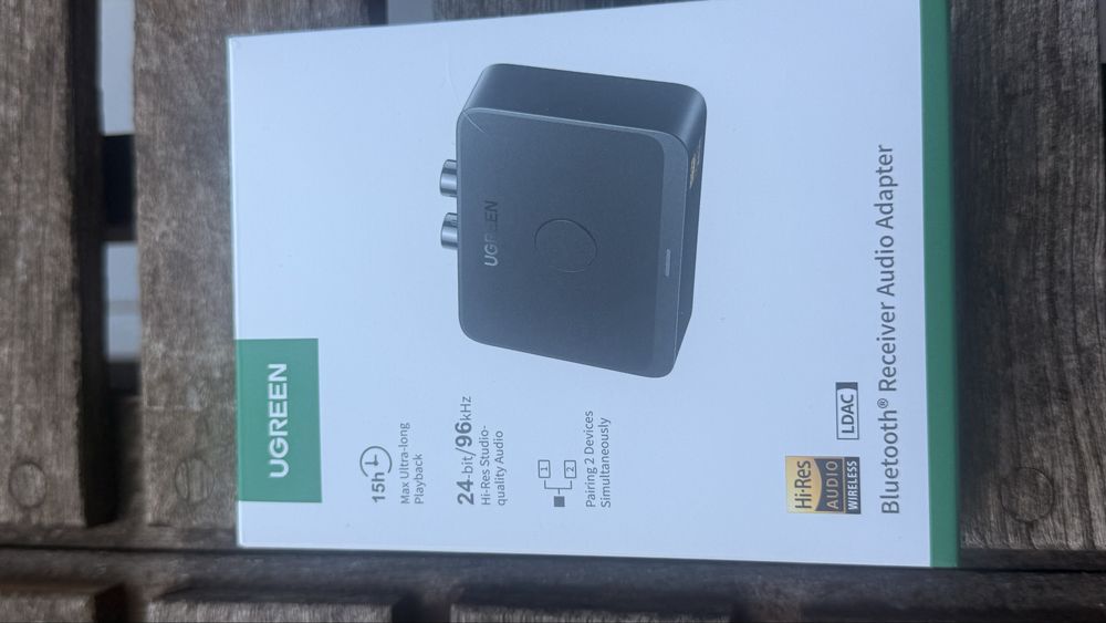 Recetor Bluetooth UGREEN BT505 LDAC Hi-Res – RCA/AUX