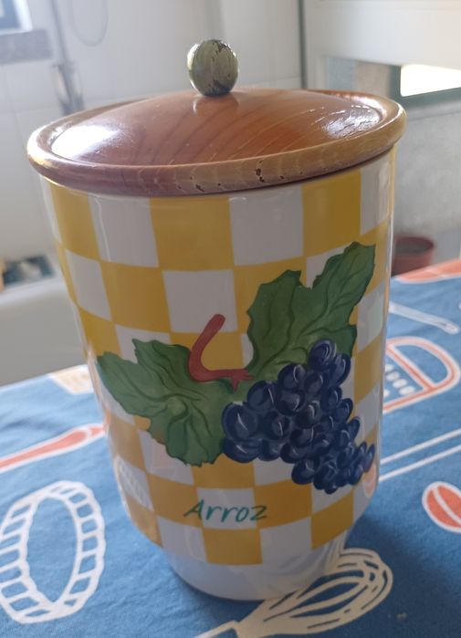 Conjunto de 6 frascos de cozinha