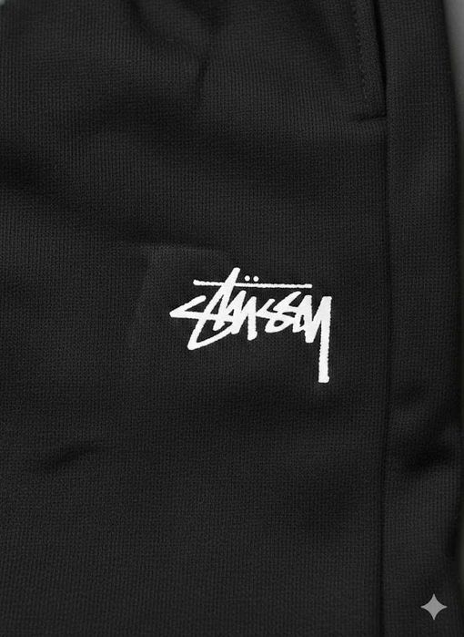 Штани Спортивні Stussy Mini Logo Чорні • Мужские Штаны Стусси Мини Лог